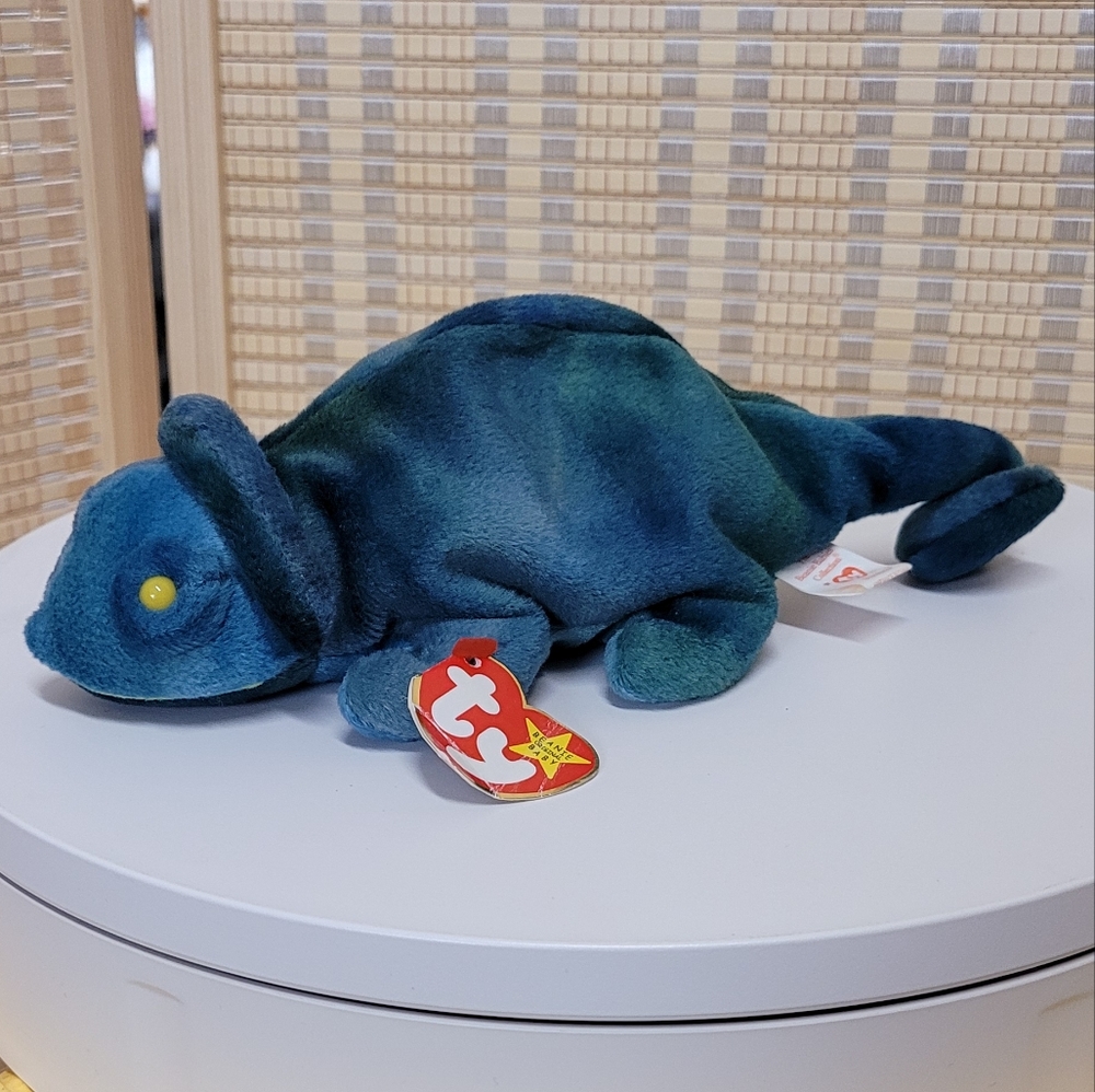 Ty beanie baby Rainbow the chameleon